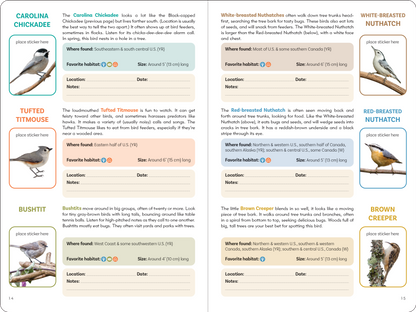The Birder's Logbook: A Seek-and-Sticker Book for Budding Ornithologists