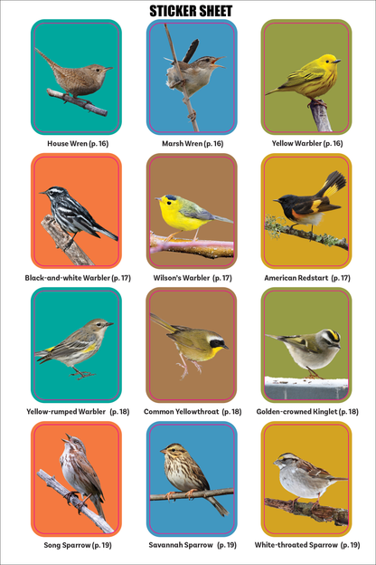 The Birder's Logbook: A Seek-and-Sticker Book for Budding Ornithologists