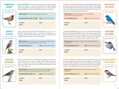 The Birder's Logbook: A Seek-and-Sticker Book for Budding Ornithologists