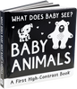 What Does Baby See? - Baby Animals - A High Contrast Board Book