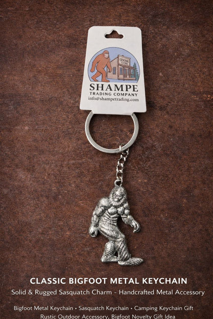 Shampe Classic Bigfoot Metal Keychain