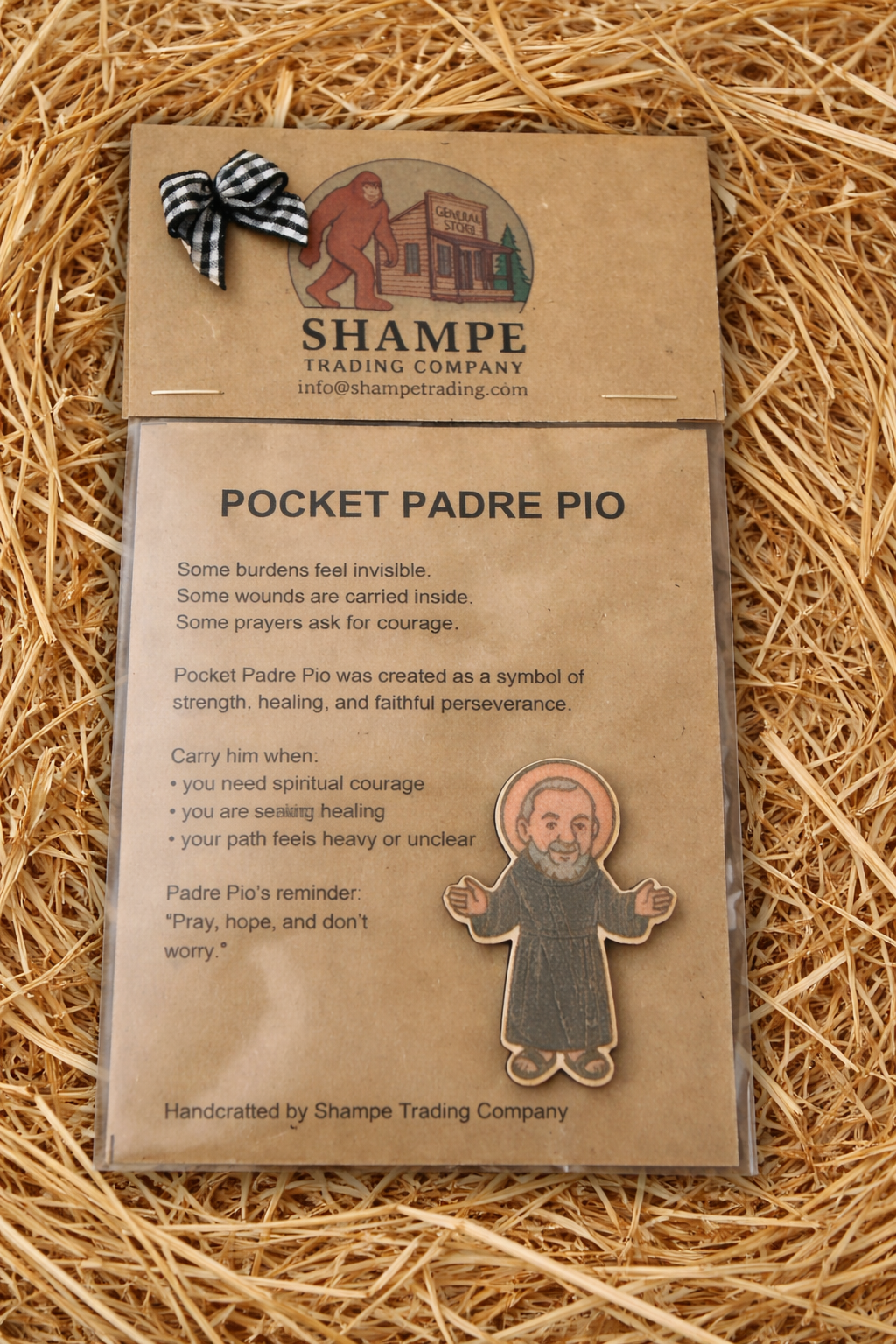 Shampe Pocket Padre Pio – A Little Faith You Can Carry