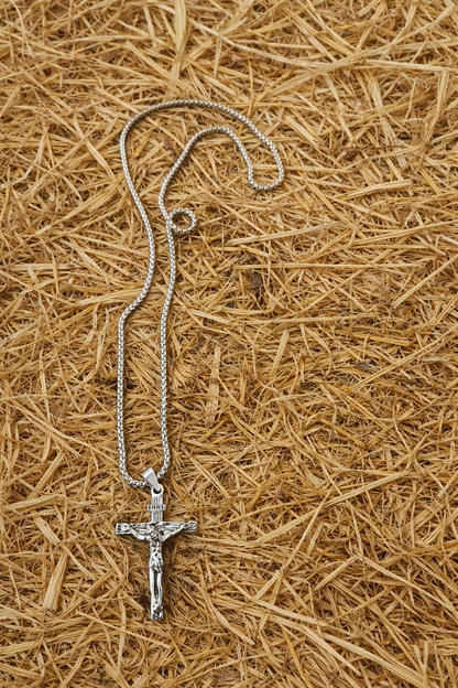 Faith on the Farm Crucifix Necklace