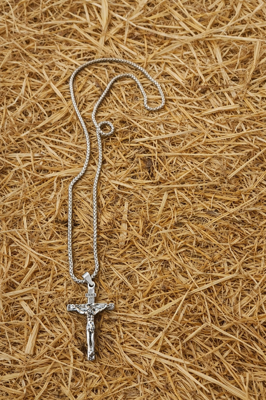 Faith on the Farm Crucifix Necklace