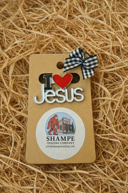 I ❤️ Jesus Enamel Pin