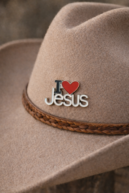 I ❤️ Jesus Enamel Pin