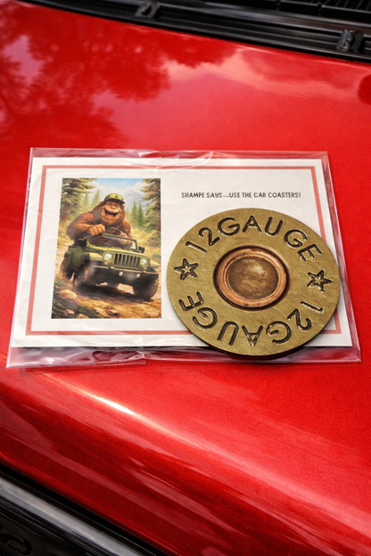 Shampe Says… Use the Car Coasters! (Set of 2)