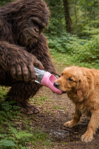 SHAMPE Portable Dog Water & Treat Bottle