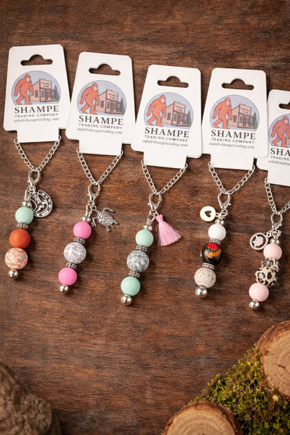 Shampe Handmade Beaded Charm Keychains – Assorted Designs