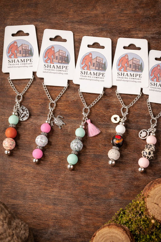 Shampe Handmade Beaded Charm Keychains – Assorted Designs