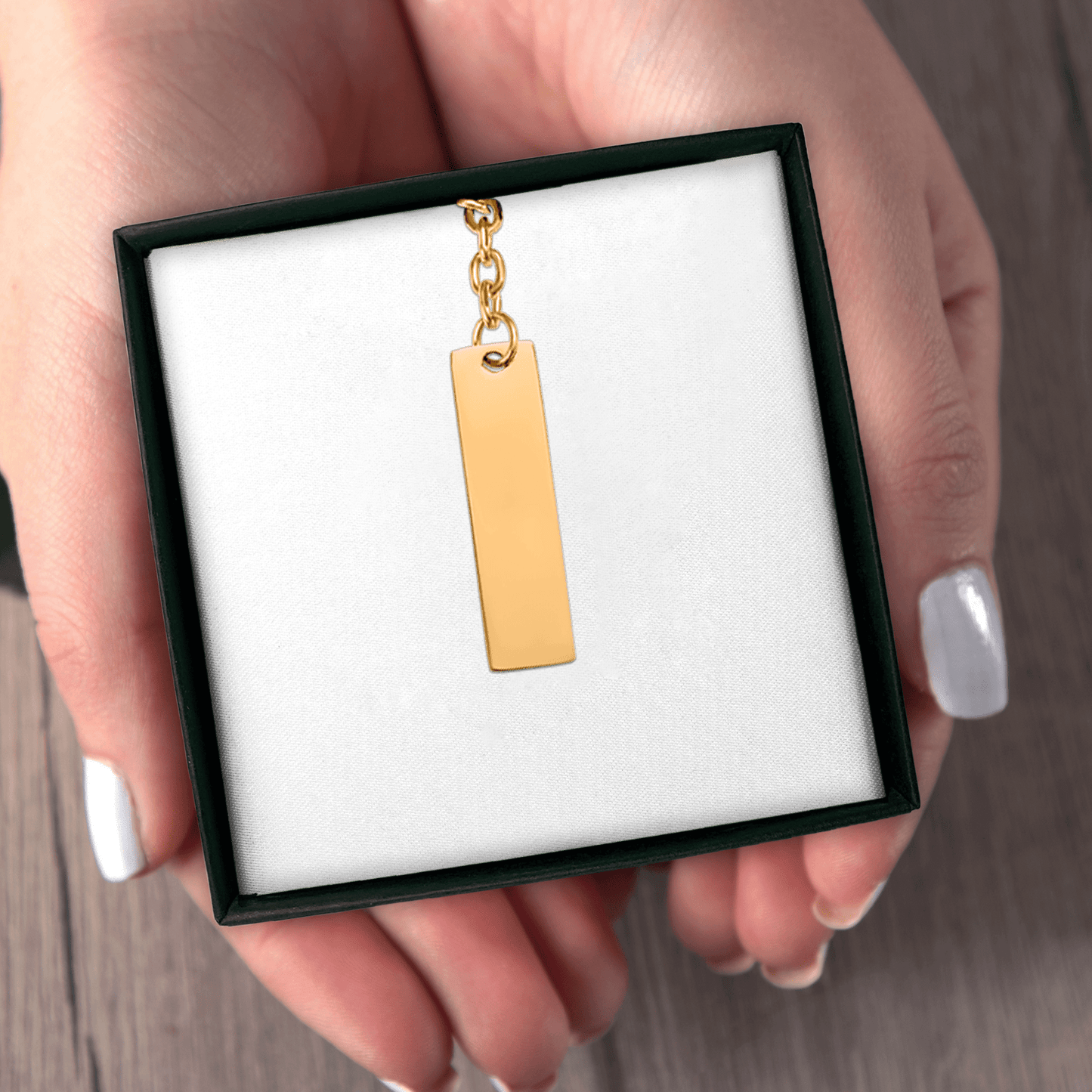 Vertical Bar Keychain