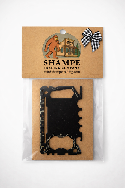 Shampe Pocket Survival Card | Credit Card Multi-Tool & Bottle Opener